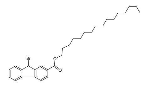 hexadecyl 9-bromo-9H-fluorene-2-carboxylate Structure