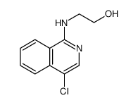 Ethanol, 2-[(4-chloro-1-isoquinolinyl)amino] Structure