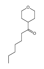 1-tetrahydropyran-4-yl-heptan-1-one Structure