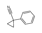 1-phenylcyclopropane-1-carbonitrile structure