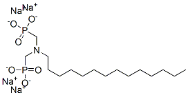 [(tetradecylimino)bis(methylene)]bisphosphonic acid, sodium salt结构式