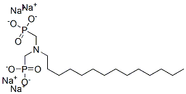 [(tetradecylimino)bis(methylene)]bisphosphonic acid, sodium salt Structure