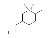 (+/-)-5-ethyl-1,1,2-trimethyl-piperidinium, iodide Structure