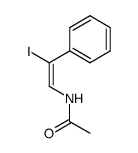 N-(2-iodo-2-phenylvinyl)acetamide Structure