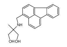 2-(fluoranthen-3-ylmethylamino)-2-methylpropane-1,3-diol Structure