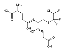 γ-Glutamyl-S-(2-chloro-1,1,2-trifluoroethyl)cysteinylglycine Structure