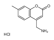 (7-methyl-2-oxochromen-4-yl)methylazanium,chloride Structure