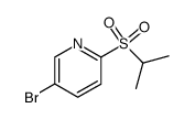 5-bromo-2-(propane-2-sulfonyl)-pyridine Structure