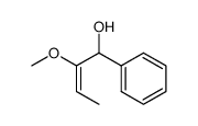 (E)-2-methoxy-1-phenyl-2-buten-1-ol结构式