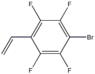 Benzene, 1-bromo-4-ethenyl-2,3,5,6-tetrafluoro- Structure