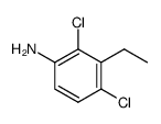 2,4-dichloro-3-ethylaniline Structure