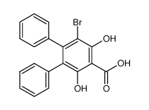 4-Brom-5.6-diphenyl-resorcin-carbonsaeure-(2)结构式