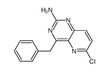 6-chloro-4-benzyl-pyrido[3,2-d]pyrimidin-2-ylamine Structure