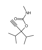Carbamic acid, methyl-, 1,1-diisopropyl-2-propynyl ester (6CI) Structure