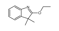 3,3-Dimethyl-2-ethoxy-[3H]-indol Structure