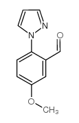 5-甲氧基-2-(1H-吡唑-1-基)苯甲醛图片