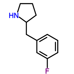 2-(3-Fluorobenzyl)pyrrolidine Structure