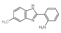Benzenamine,2-(6-methyl-1H-benzimidazol-2-yl)-结构式