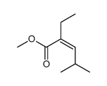 methyl 2-ethyl-4-methylpent-2-enoate Structure