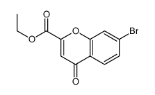 ethyl 7-bromo-4-oxochromene-2-carboxylate Structure