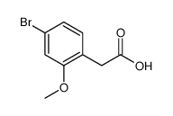 2-(4-溴-2-甲氧基苯基)乙酸结构式