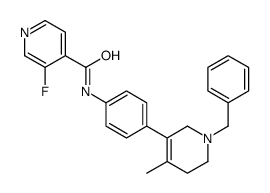 N-[4-(1-benzyl-4-methyl-3,6-dihydro-2H-pyridin-5-yl)phenyl]-3-fluoropyridine-4-carboxamide Structure