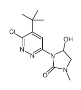 3-(5-tert-butyl-6-chloropyridazin-3-yl)-4-hydroxy-1-methylimidazolidin-2-one结构式