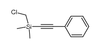 Me2Si(CH2Cl)Cl Structure