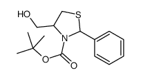 tert-butyl 4-(hydroxymethyl)-2-phenyl-1,3-thiazolidine-3-carboxylate Structure