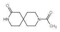 3,9-Diazaspiro[5.5]undecan-2-one, 9-acetyl Structure