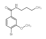 4-bromo-N-butyl-3-methoxybenzamide Structure