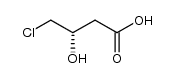 (S)-4-chloro-3-hydroxybutyric acid Structure