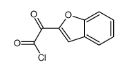 2-Benzofuranacetyl chloride, alpha-oxo- (9CI)结构式