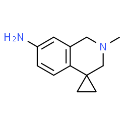 2'-Methyl-2',3'-dihydro-1'H-spiro[cyclopropane-1,4'-isoquinolin]-7'-amine结构式