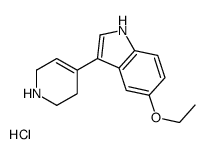 3-(5,6-dihydro-2H-pyridin-4-yl)-5-ethoxy-1H-indole chloride structure