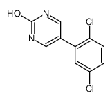 5-(2,5-dichlorophenyl)-1H-pyrimidin-2-one结构式