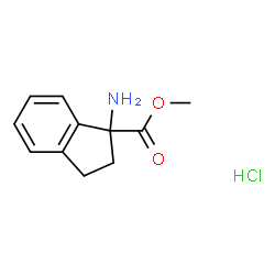 1-Amino-1-indancarboxylic acid Methyl ester HCl structure