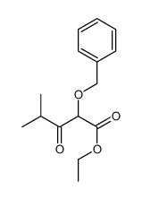 ethyl 4-methyl-3-oxo-2-phenylmethoxypentanoate Structure