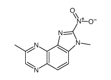 3,8-Dimethyl-2-nitro-3H-imidazo[4,5-f]quinoxaline结构式