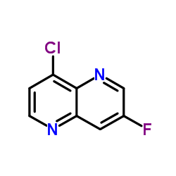 8-Chloro-3-fluoro-[1,5]naphthyridine structure