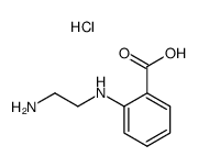 2-(2-aminoethylamino)benzoic acid hydrochloride structure