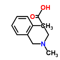 N-Methyl-N-(2-methylbenzyl)glycine Structure