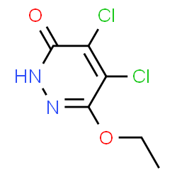 3(2H)-Pyridazinone,4,5-dichloro-6-ethoxy-(9CI) Structure