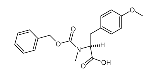 N-Cbz-N,O-dimethyl-L-tyrosine结构式