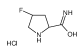 (2R,4R)-4-fluoropyrrolidine-2-carboxamide,hydrochloride Structure