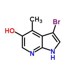 3-Bromo-5-hydroxy-4-Methyl-7-azaindole Structure