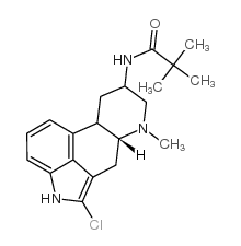 N-(2-chloro-6-methylergoline-8-yl)-2,2-dimethylpropanamide structure