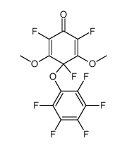 3,5-dimethoxy-4-pentafluorophenoxy-2,4,6-trifluoro-2,5-cyclohexadien-1-one Structure