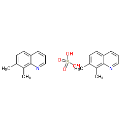 7,8-Dimethylquinoline sulfate (2:1)结构式