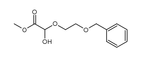 methyl 2-(2-(benzyloxy)ethoxy)-2-hydroxyacetate结构式